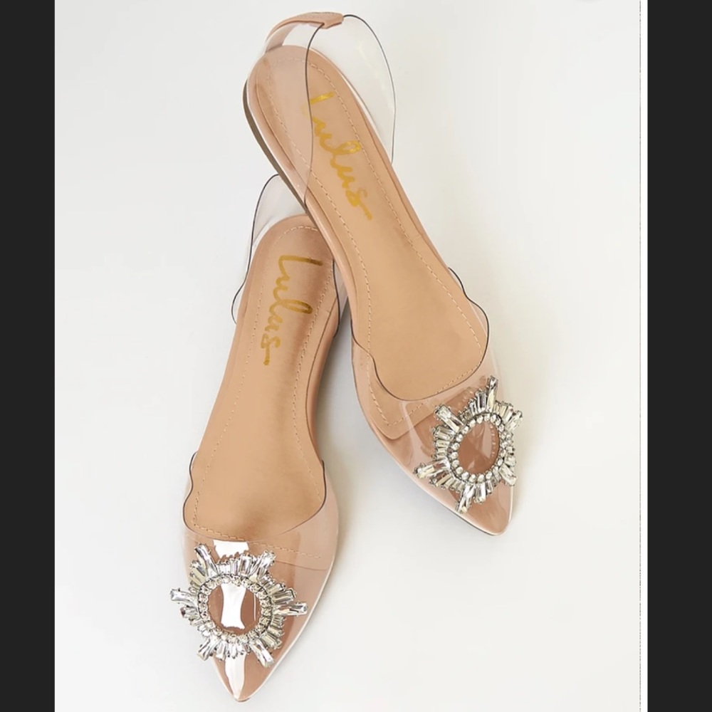 LULU’S RHINESTONE FLATS